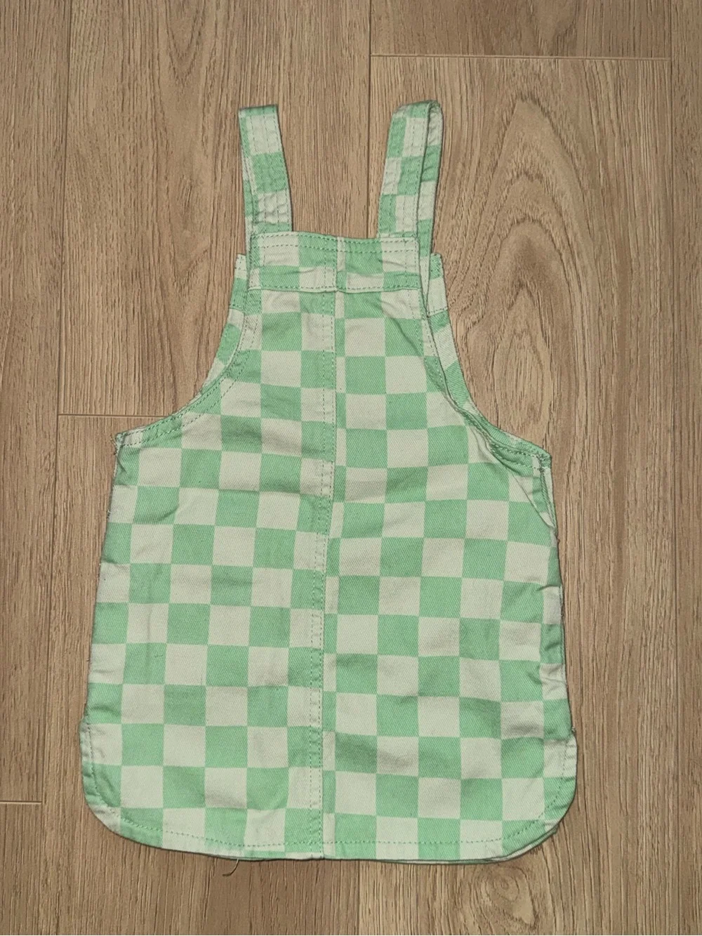 OshKosh B'gosh Mint Green Checkerboard Pinafore